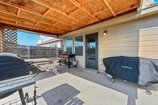 view of patio / terrace with grilling area