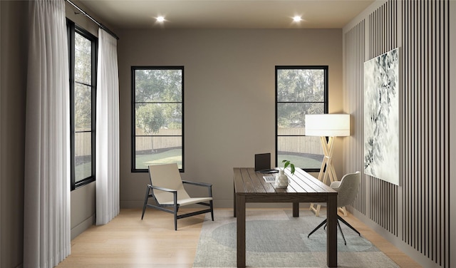 6346 Palo Pinto Ave, Dallas, TX 75214 - office featuring recessed lighting and light wood-style floors