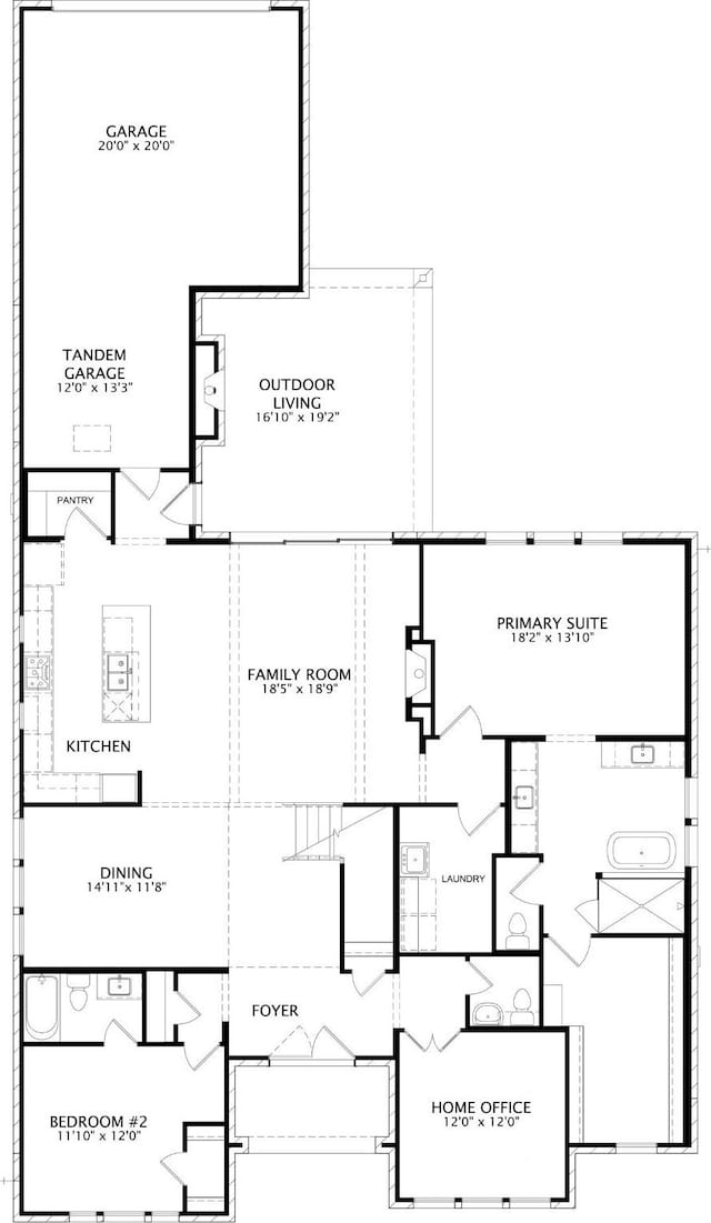 14469 Overlook Park Dr, Fort Worth, TX 76008 - plan