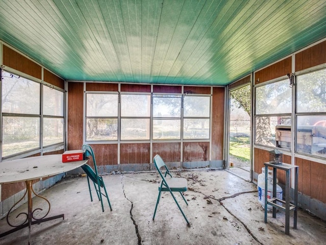 sunroom / solarium featuring plenty of natural light