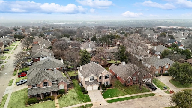 drone / aerial view featuring a residential view