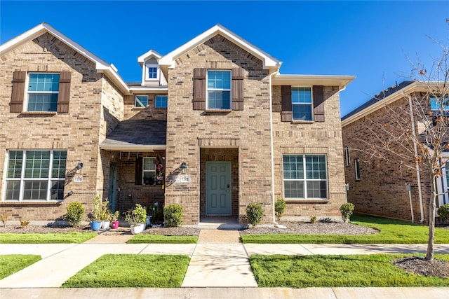 1267 Jones Trl, Lewisville, TX 75077 - traditional-style home with brick siding
