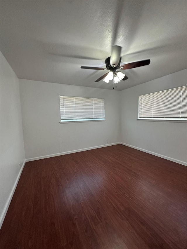 1714 Laurel Rd, Gainesville, TX 76240 - unfurnished room featuring ceiling fan, wood finished floors, and baseboards