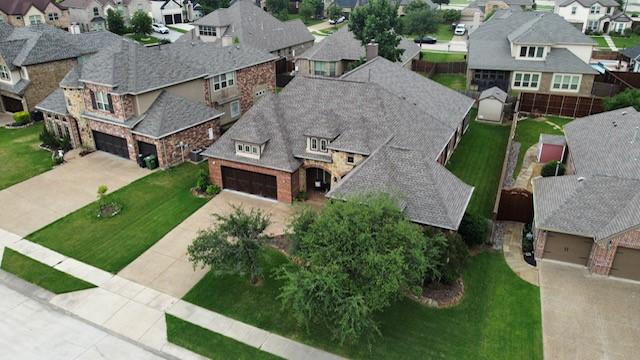 401 Devonshire Dr, Prosper, TX 75078 - aerial perspective of suburban area