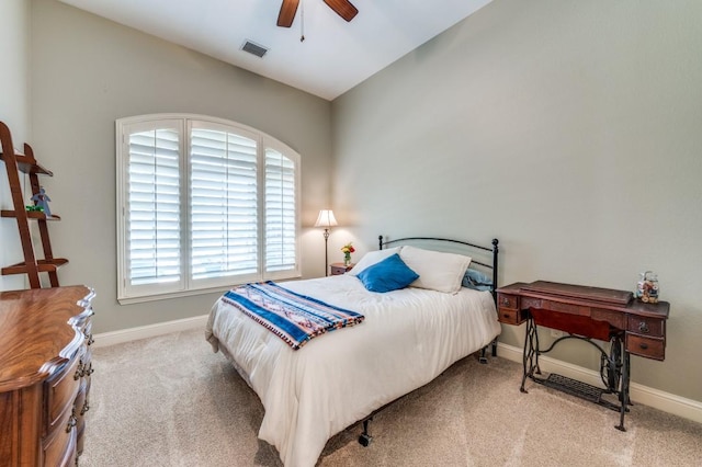 401 Devonshire Dr, Prosper, TX 75078 - carpeted bedroom featuring baseboards and ceiling fan