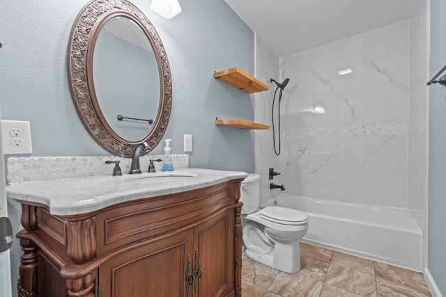119 Wheeler St, Weatherford, TX 76086 - full bath featuring shower / bathtub combination, vanity, and toilet