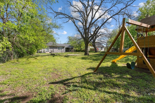 119 Wheeler St, Weatherford, TX 76086 - view of yard featuring a playground