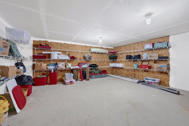 view of storage