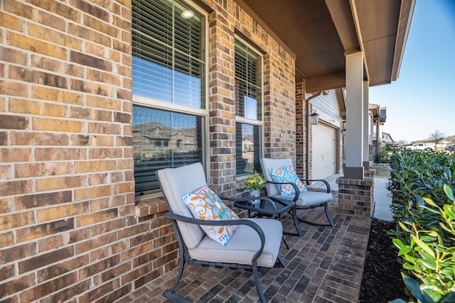 view of patio / terrace featuring covered porch