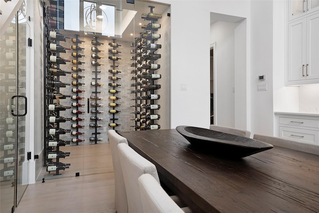 view of wine room