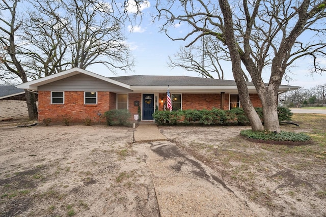 view of ranch-style house