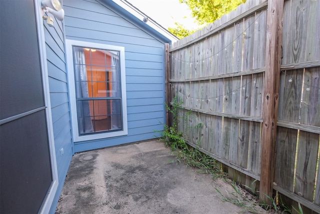 exterior space featuring a patio area