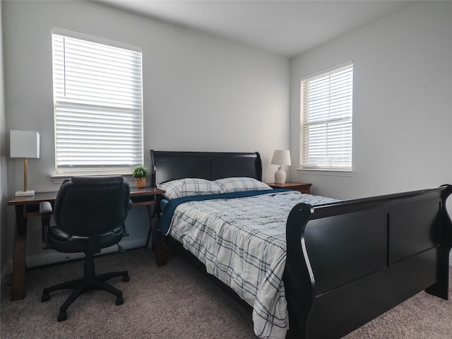 bedroom featuring carpet floors