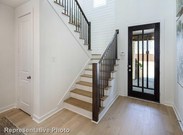 1250 Falls Rush Way, Royse City, TX 75189 - entrance foyer with hardwood / wood-style floors