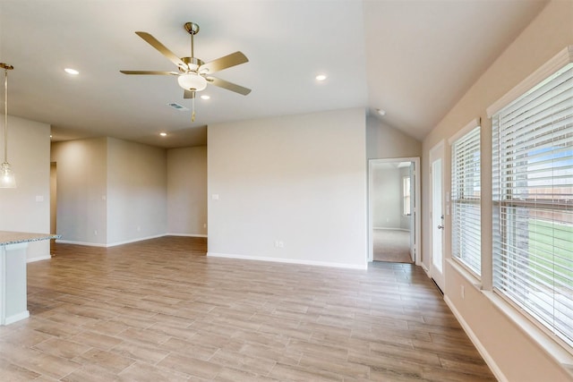 716 Tawny Turn, Lavon, TX 75166 - spare room featuring visible vents, baseboards, and ceiling fan
