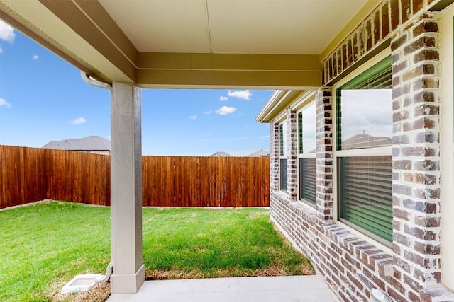 716 Tawny Turn, Lavon, TX 75166 - view of yard with a fenced backyard and a patio area