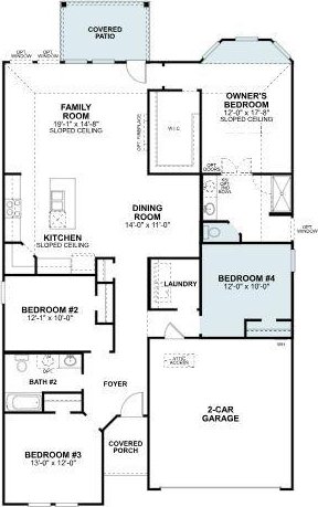 716 Tawny Turn, Lavon, TX 75166 - plan