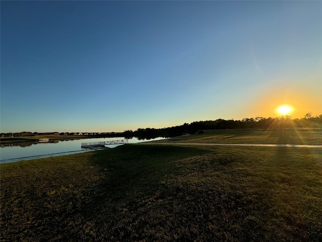 property view of water