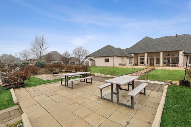 5302 Berwick Ln, Parker, TX 75002 - view of patio / terrace with outdoor dining area