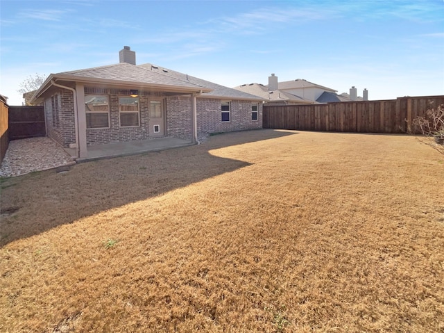 view of back of property