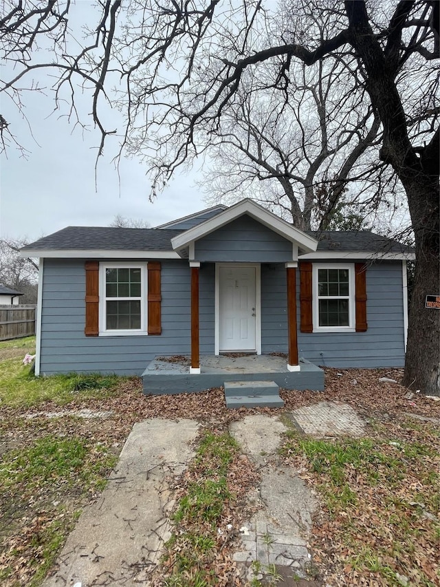 view of front of house