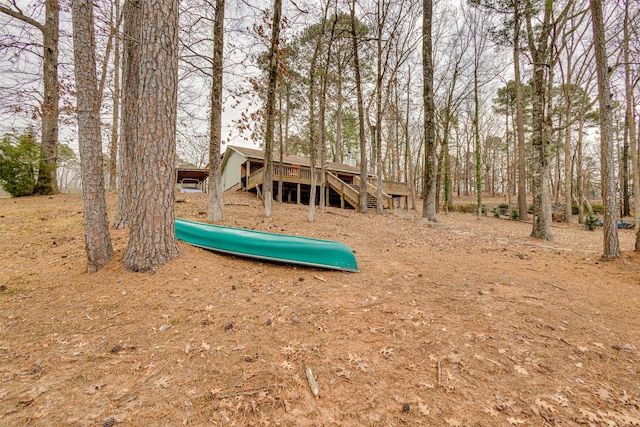 view of play area