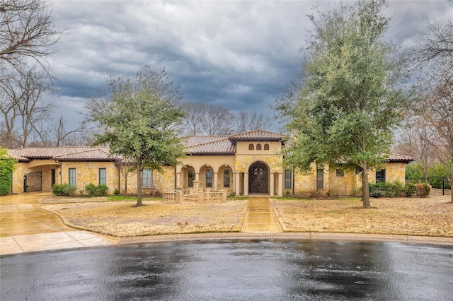 view of mediterranean / spanish home