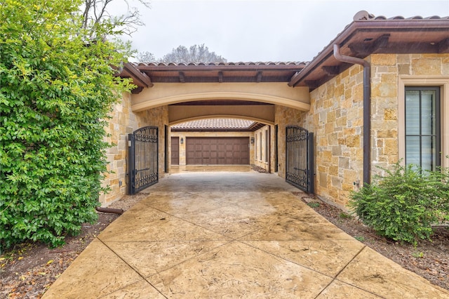 view of entrance to property