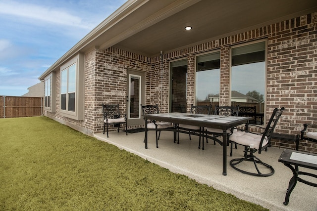 view of patio