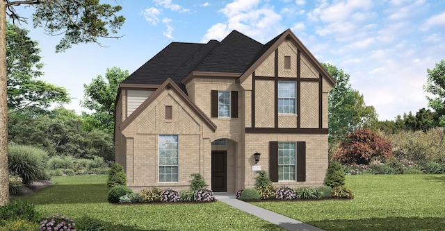 2816 Chester Dr, Celina, TX 75009 - tudor home featuring a front yard