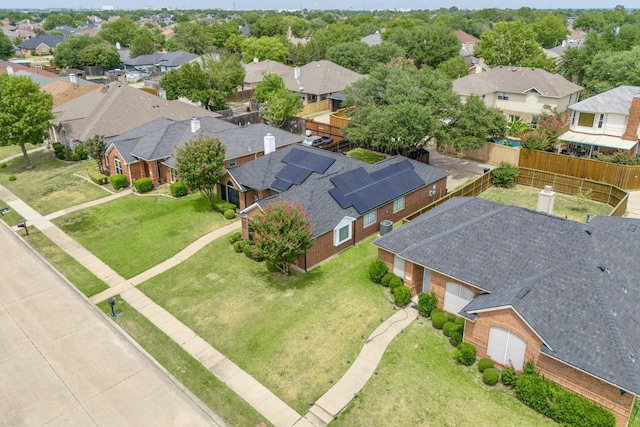 birds eye view of property featuring a residential view