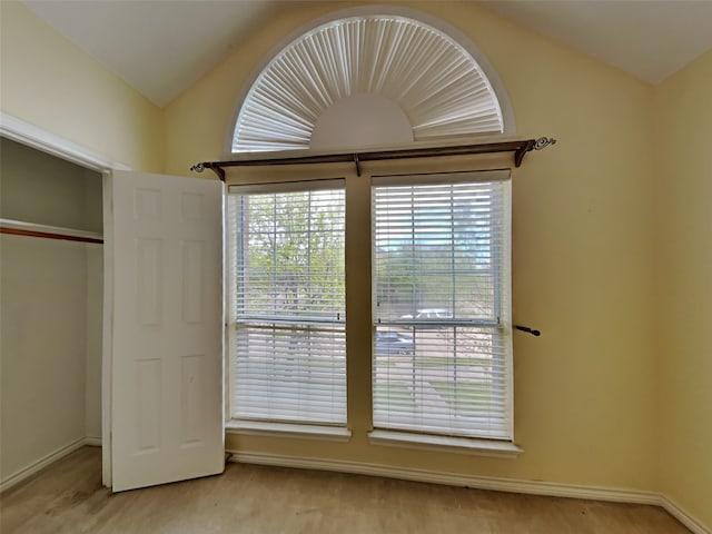 10805 Winged Foot Dr, Rowlett, TX 75089 - unfurnished bedroom with lofted ceiling and a closet