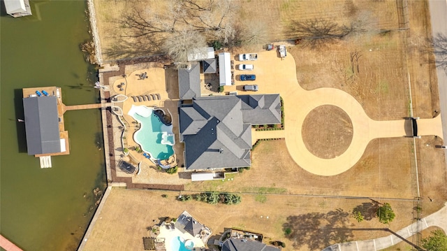 17729 Southpoint Rd, Whitehouse, TX 75791 - aerial view of a pool area