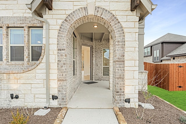 view of property entrance