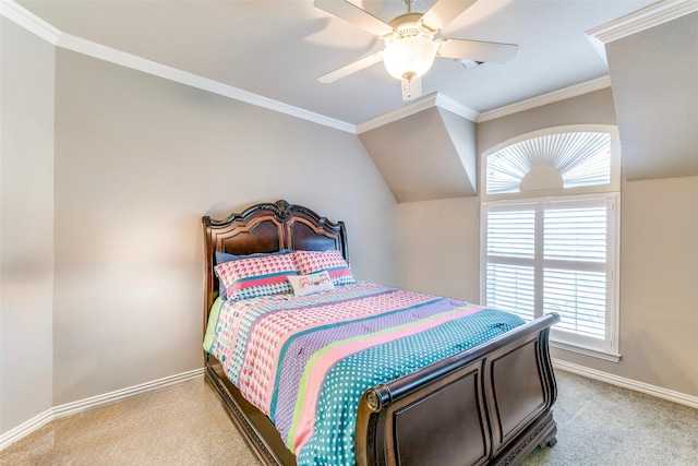 7405 Sugarbush Dr, Garland, TX 75044 - bedroom with carpet, crown molding, and a ceiling fan