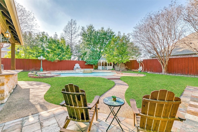 7405 Sugarbush Dr, Garland, TX 75044 - view of yard with a patio area