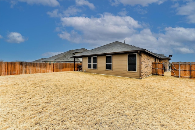 view of back of property