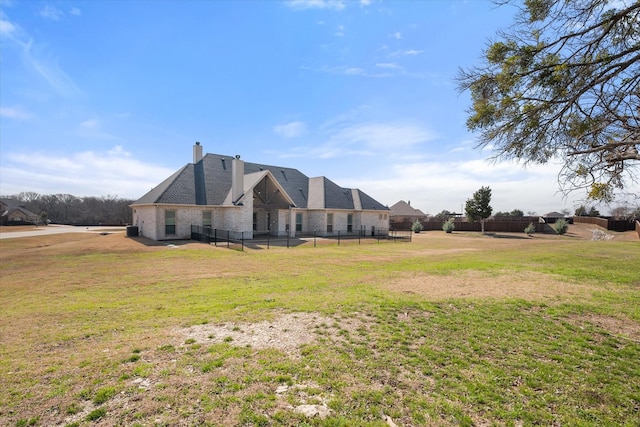 exterior space featuring a yard