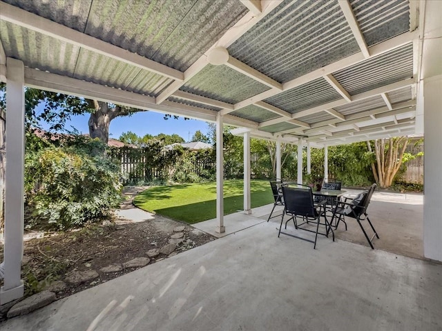 view of patio