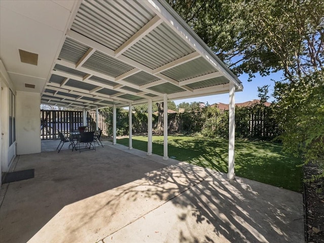 view of patio