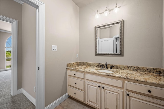 105 Zephyr Ct, Aurora, TX 76078 - bathroom featuring vanity and baseboards