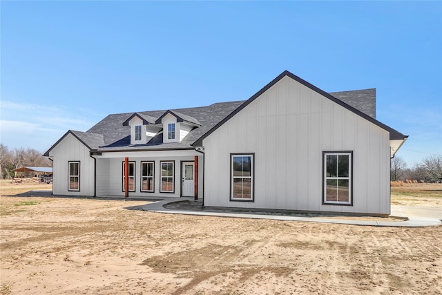 view of rear view of property