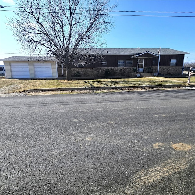 ranch-style house with a garage