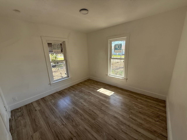 8112 Melrose St E, White Settlement, TX 76108 - spare room with wood finished floors and baseboards