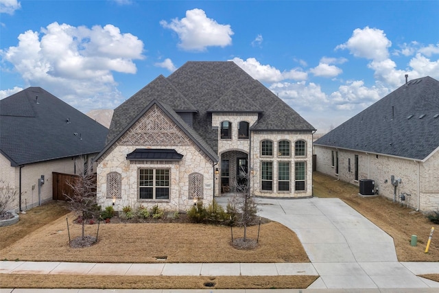 2402 Topaz Dr, Rockwall, TX 75087 - view of front of property with central AC unit
