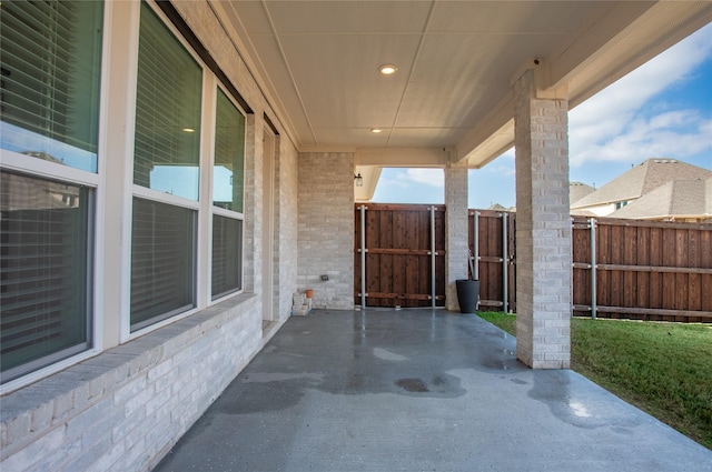 view of patio