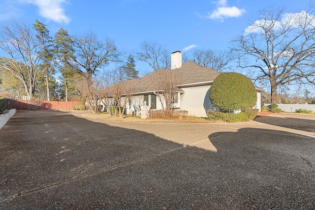 view of side of home