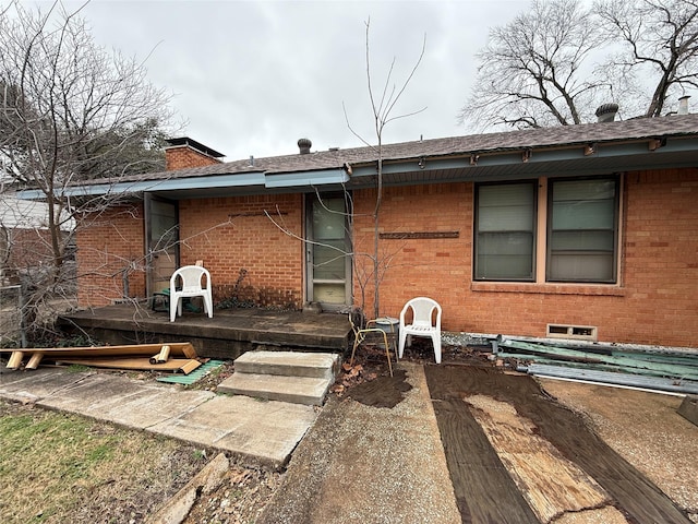 view of rear view of house