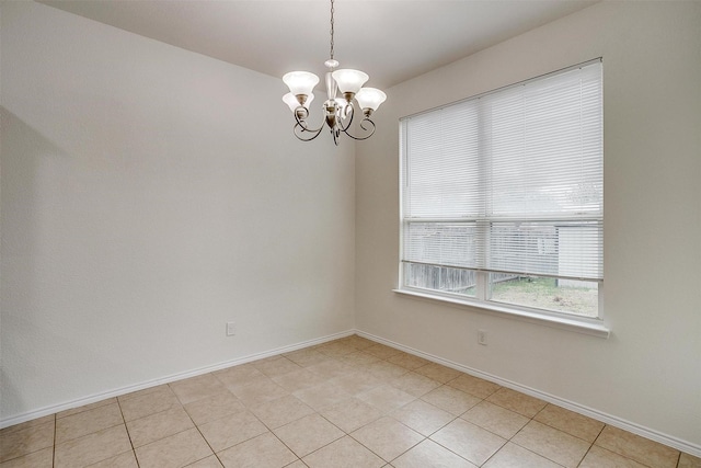 408 Elk Run Dr, Fort Worth, TX 76140 - unfurnished room with a chandelier