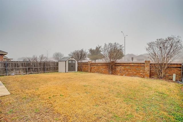 408 Elk Run Dr, Fort Worth, TX 76140 - view of yard featuring a storage unit